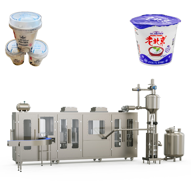 Full Auto Plastic Cup Filling Sealing Machine